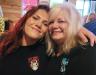 Amanda and Kim paused (and posed) during The Mercury Agenda show at Fast Eddie's.